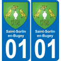01 Saint-Sorlin-en-Bugey-aufkleber plakette ez stadt