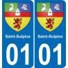 01 Saint-Sulpice-aufkleber plakette ez stadt