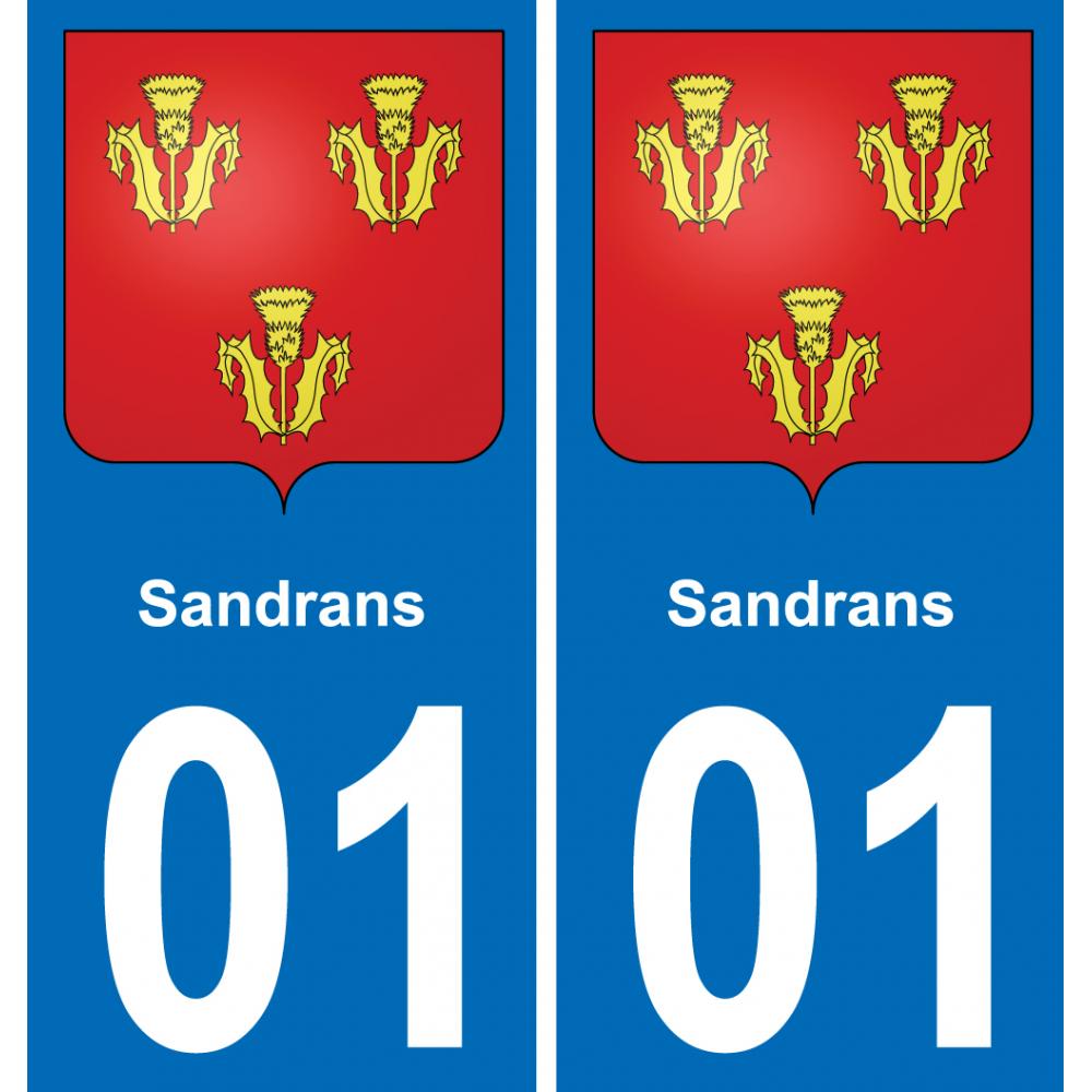 01 Sandrans sticker plate registration city