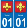 01 Pau autocollant sticker plaque immatriculation auto ville