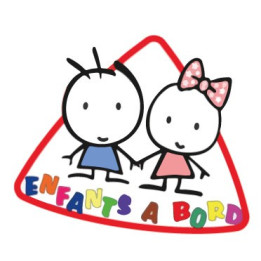 Autocollant enfant à bord sticker adhesif