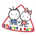 Sticker, child on board logo1 sticker adhesive