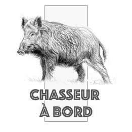 Autocollant chasseur à Bord sticker