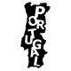 Autocollant logo Portugal typo sticker