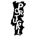 Sticker logo Portugal letterpress sticker