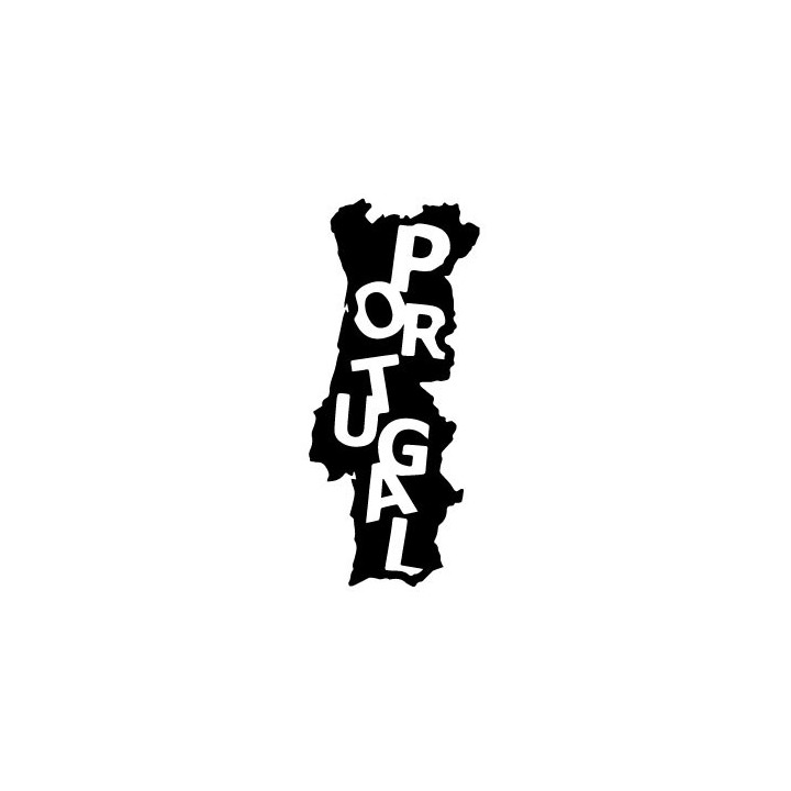 Autocollant logo Portugal typo sticker