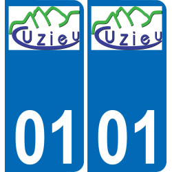 01 Cuzieu-logo aufkleber plakette ez stadt