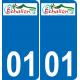 01 Échallon logo sticker plate registration city