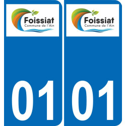 01 Foissiat-logo aufkleber plakette ez stadt