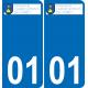 01 L'Abergement-de-Varey logo adesivo piastra di registrazione city
