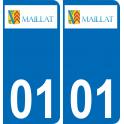 01 Maillat logo sticker plate registration city