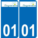 01 Mogneneins-logo aufkleber plakette ez stadt