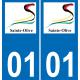 01 Sainte-Olive-logo aufkleber plakette ez stadt