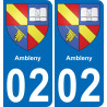 02 Ambleny adesivo piastra di registrazione city