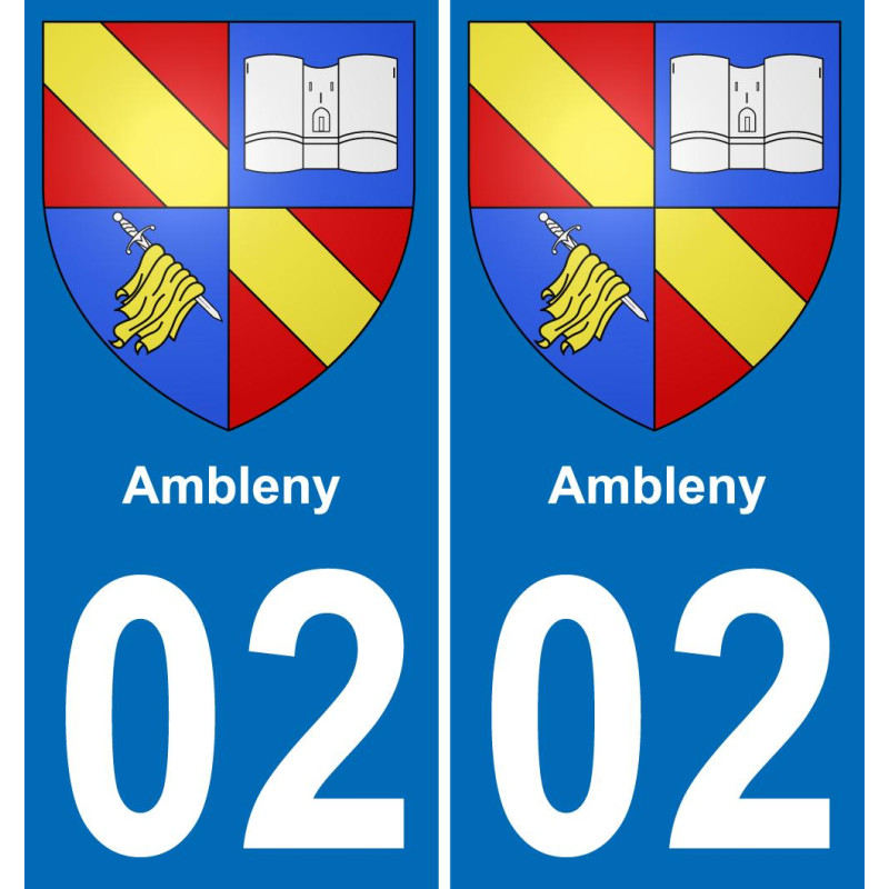 02 Ambleny-aufkleber plakette ez stadt