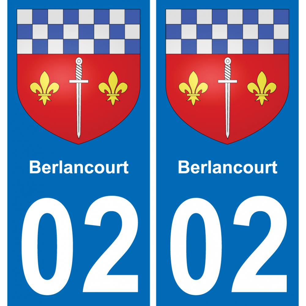 02 Berlancourt-aufkleber plakette ez stadt
