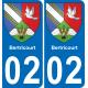 02 Bertricourt adesivo piastra di registrazione city