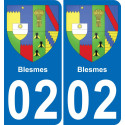 02 Blesmes adesivo piastra di registrazione city
