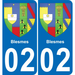 02 Blesmes adesivo piastra di registrazione city