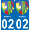 02 Blesmes adesivo piastra di registrazione city