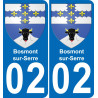 02 Bosmont-sur-Serre adesivo piastra di registrazione city