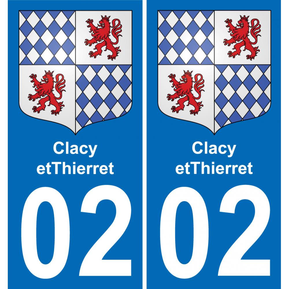 02 Clacy-et-Thierret-aufkleber plakette ez stadt