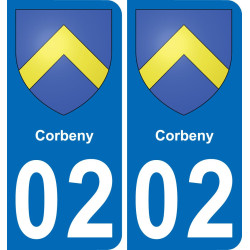 02 Corbeny-aufkleber plakette ez stadt