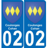 02 Coulonges-Cohan adesivo piastra di registrazione city