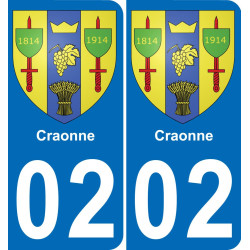 02 Craonne-aufkleber plakette ez stadt