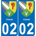 02 Chérêt adesivo piastra di registrazione city