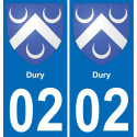 02 Dury adesivo piastra di registrazione city
