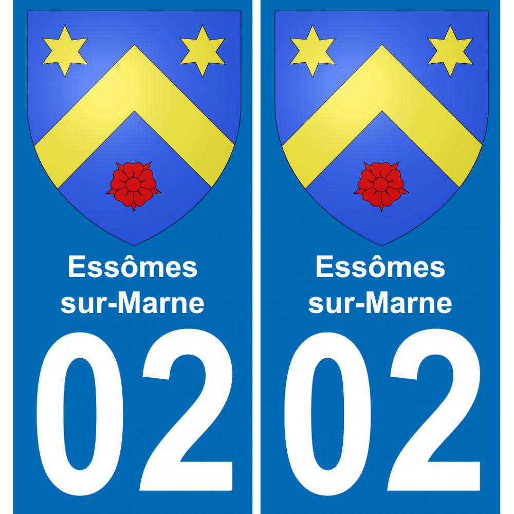 02 Essômes-sur-Marne-aufkleber plakette ez stadt