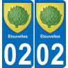02 Étouvelles adesivo piastra di registrazione city