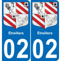 02 Étreillers-aufkleber plakette ez stadt