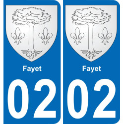 02 Fayet-aufkleber plakette ez stadt