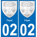 02 Fayet adesivo piastra di registrazione city