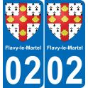 02 Flavy-le-Martel sticker plate registration city