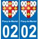 02 Flavy-le-Martel sticker plate registration city