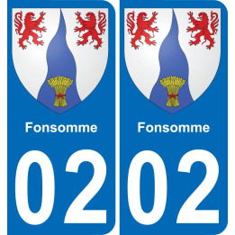 02 Fonsomme-aufkleber plakette ez stadt