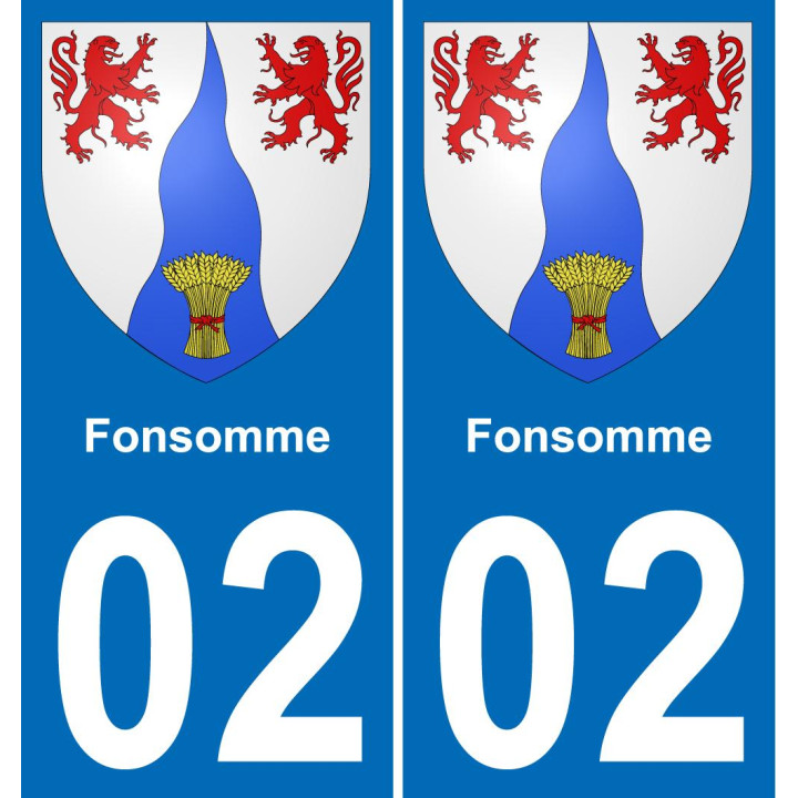 02 Fonsomme-aufkleber plakette ez stadt