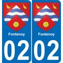 02 Fontenoy-aufkleber plakette ez stadt