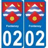 64 Pau autocollant sticker plaque immatriculation auto ville