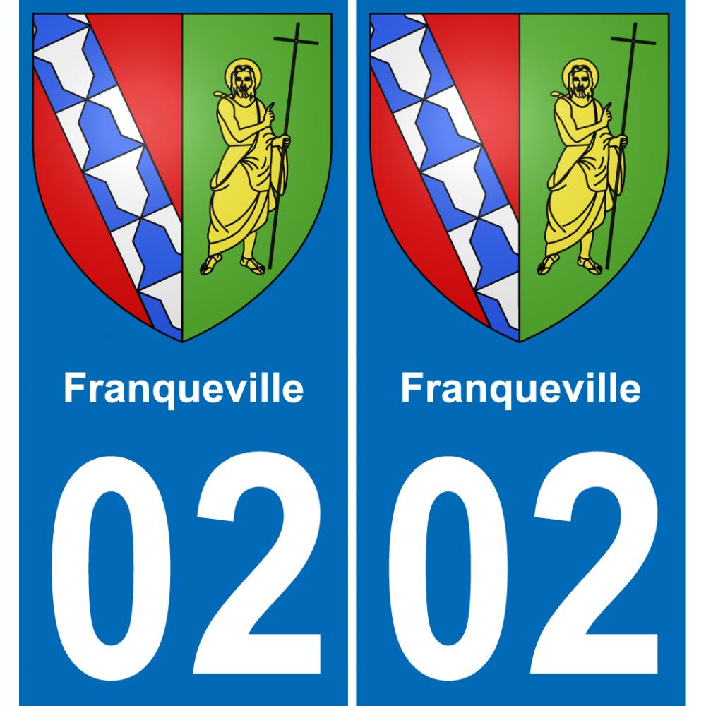 02 Franqueville adesivo piastra di registrazione city