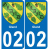 02 Gland adesivo piastra di registrazione city