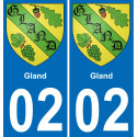 02 Gland adesivo piastra di registrazione city