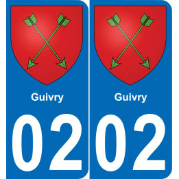 02 Guivry-aufkleber plakette ez stadt