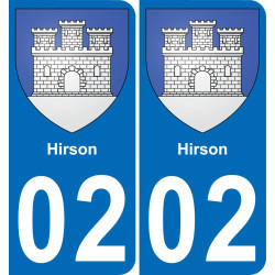 02 Hirson adesivo piastra di registrazione city