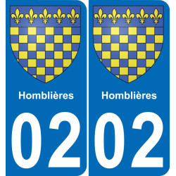 02 Homblières adesivo piastra di registrazione city