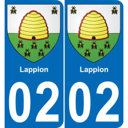 02 Lappion-aufkleber plakette ez stadt