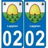 02 Lappion-aufkleber plakette ez stadt